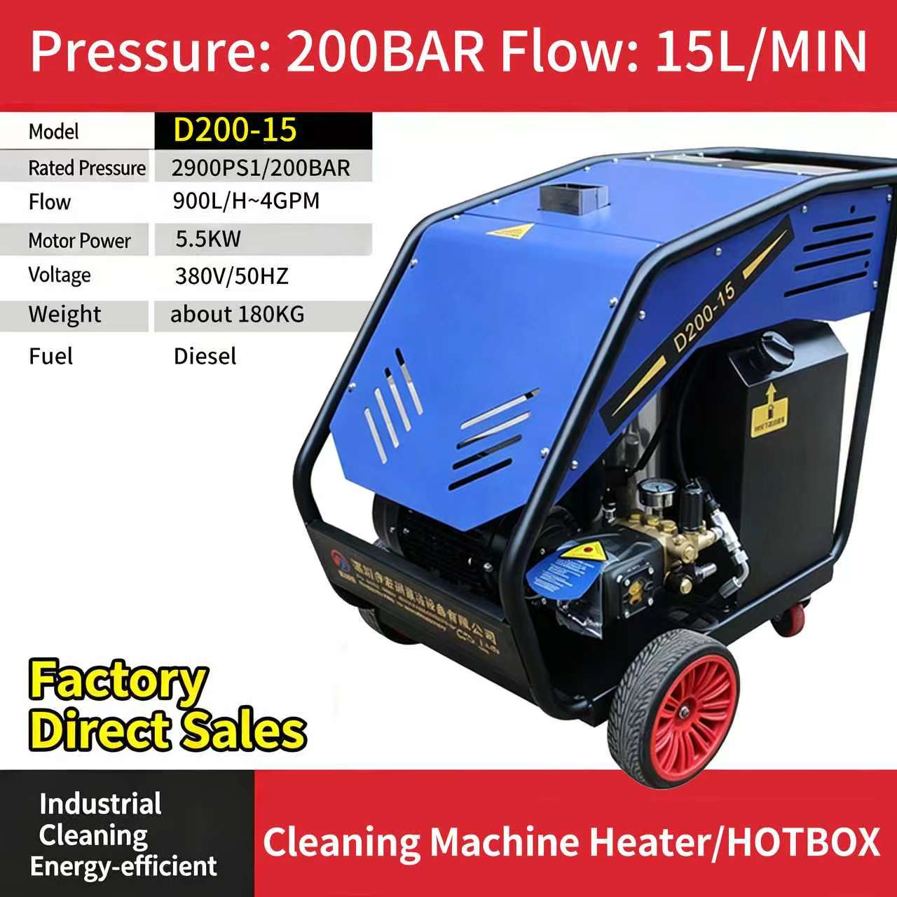 High Pressure Cleaner D200-15